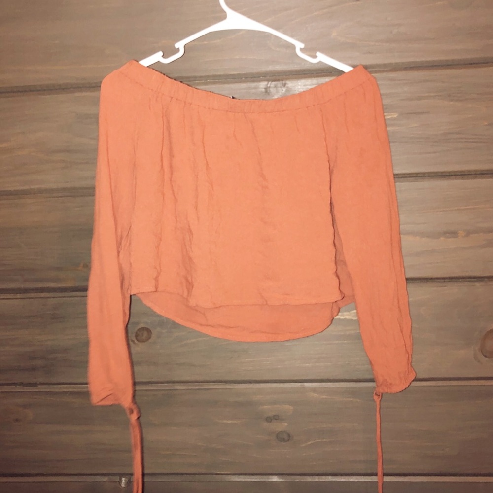 Off the shoulder crop top